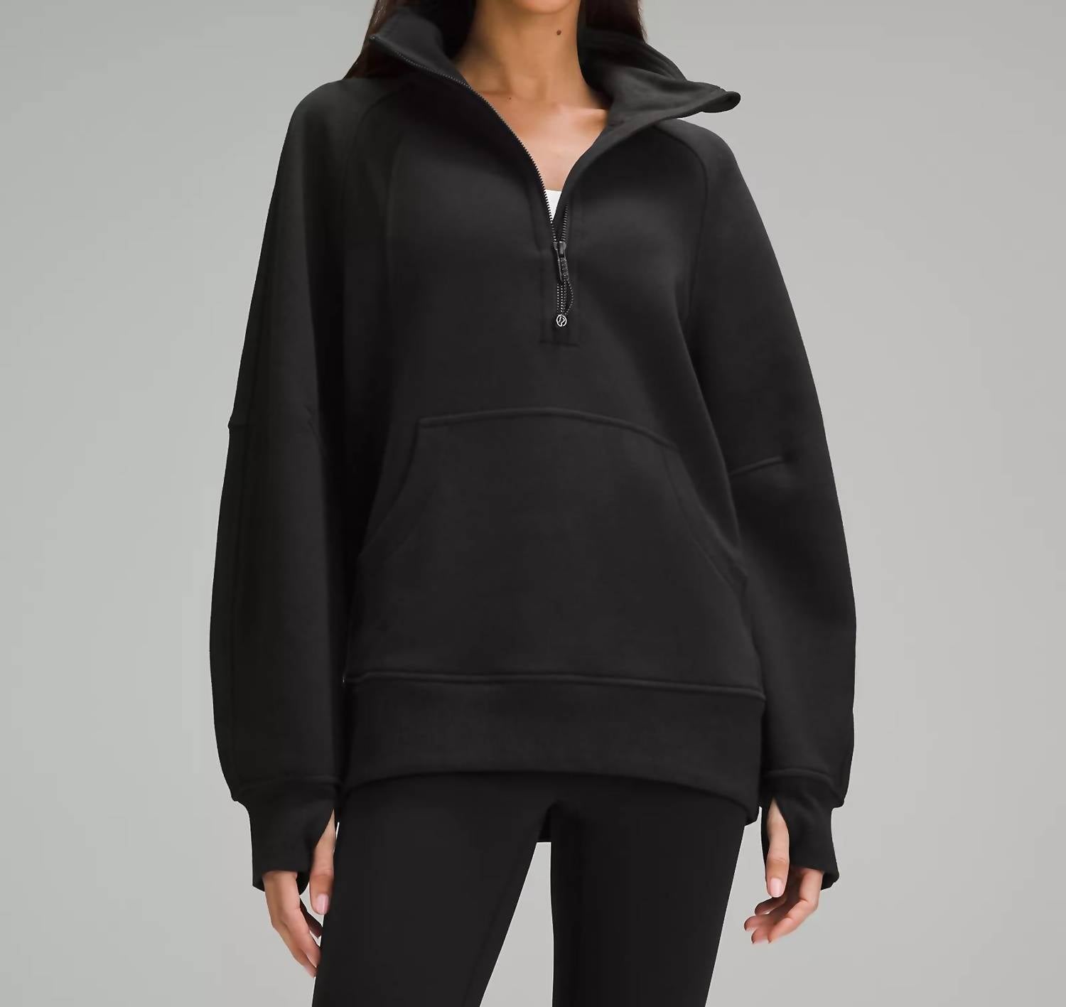 Lululemon - Women's Scuba Oversized Funnel Neck Half Zip Long Sweatshirt