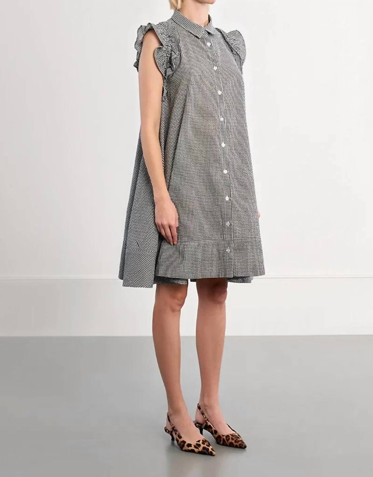 Lili Sidonio - Gingham Shirt Dress