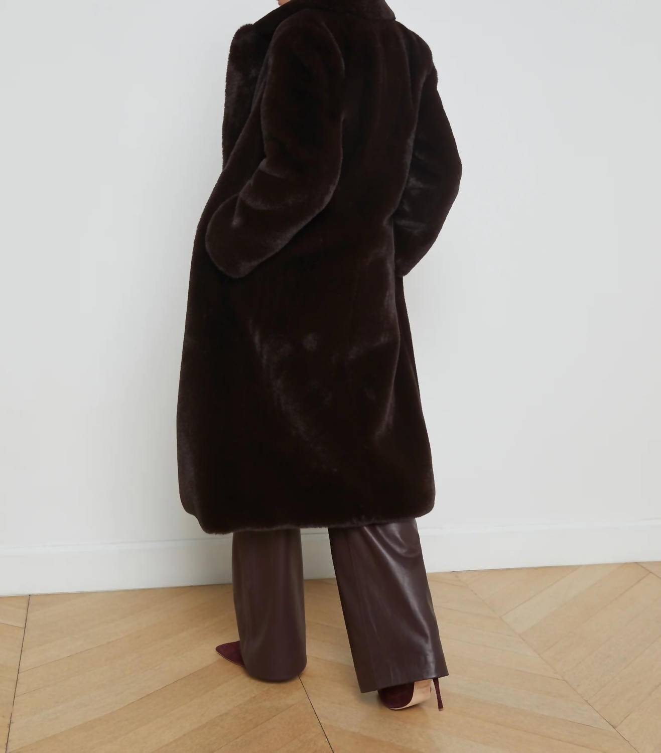 L'Agence - Lizbeth Faux Fur Jacket