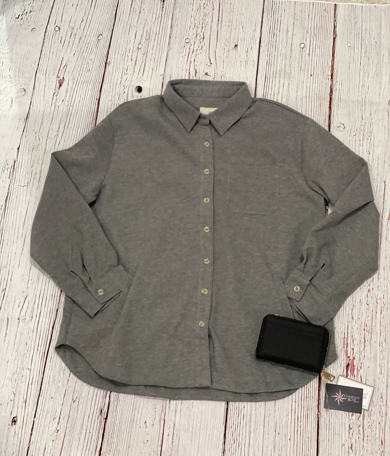 Umgee - Luxeknit Oversized Shirt Jacket