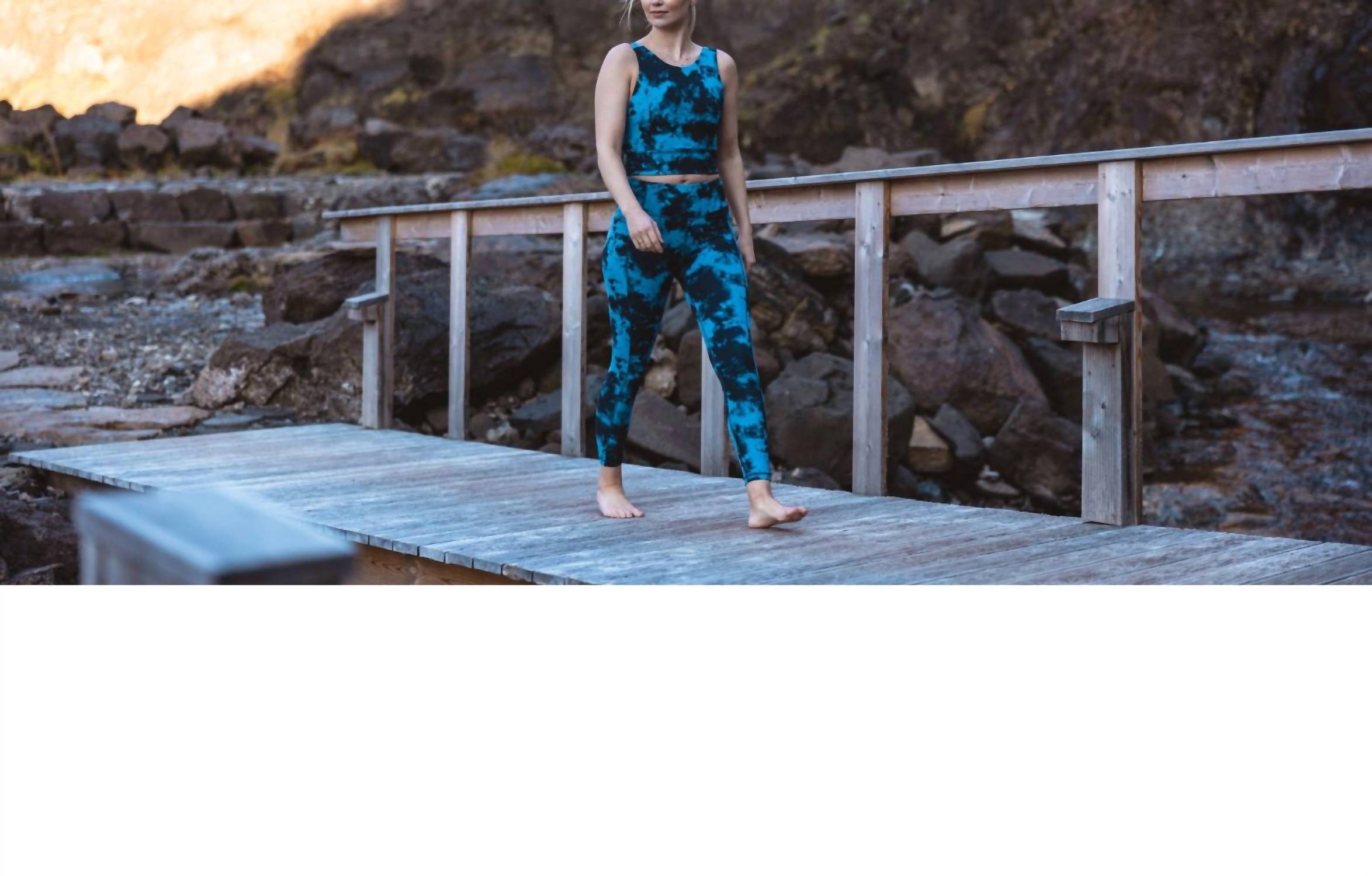OUTDOOR RESEARCH Vantage Crop Top in olympic cloud scape - women's shirt - view 6