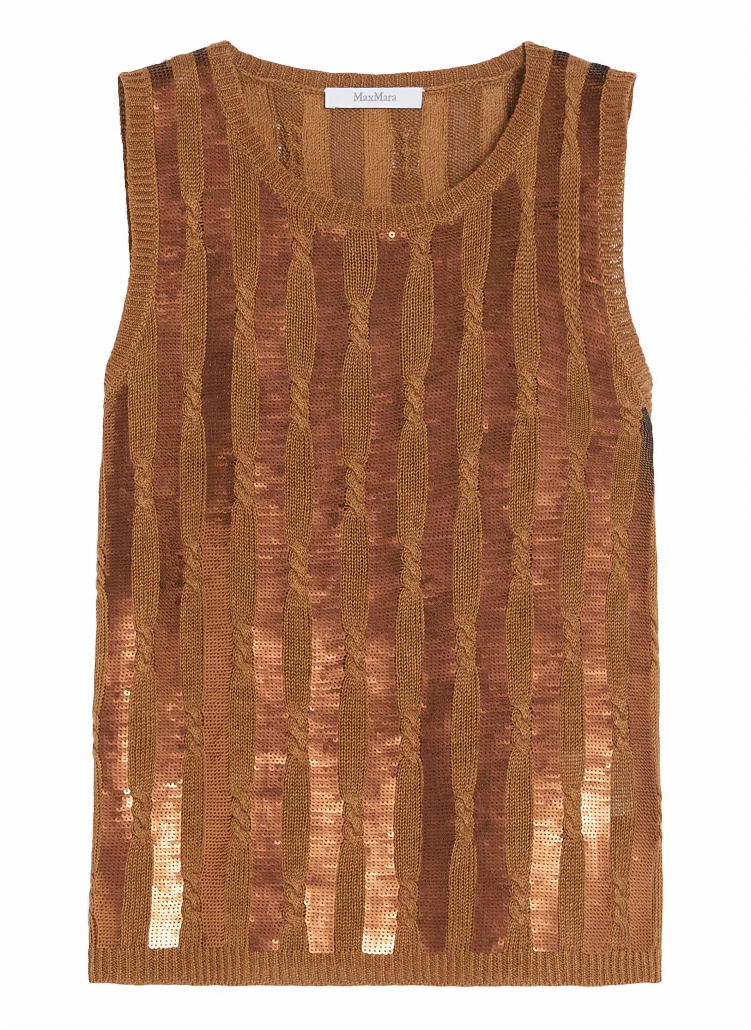 Maxmara - Golia Pure Linen Tank Top
