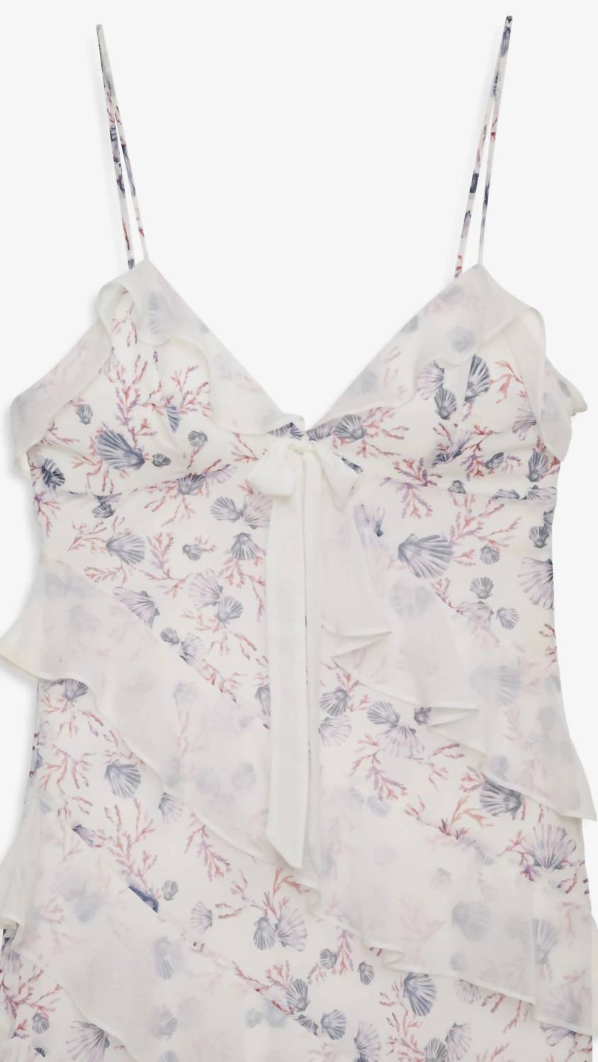 For Love & Lemons - Debby Ruffled Maxi Dress