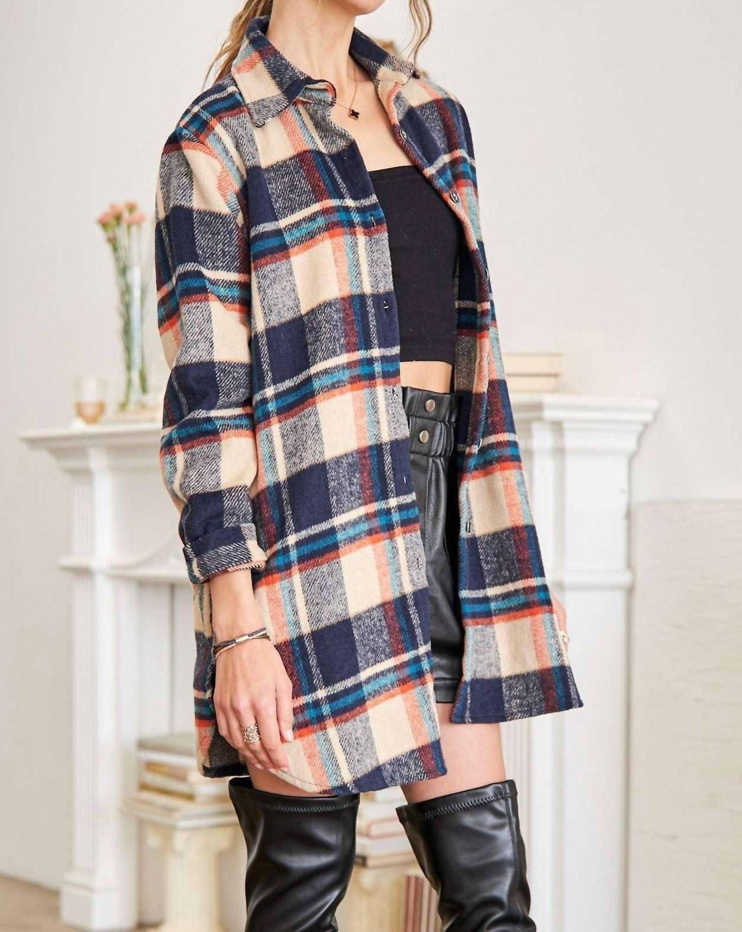 Adora - Classic Flannel Shacket