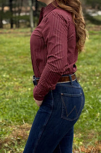 Cinch - Retro Western Long Sleeve Snap Shirt
