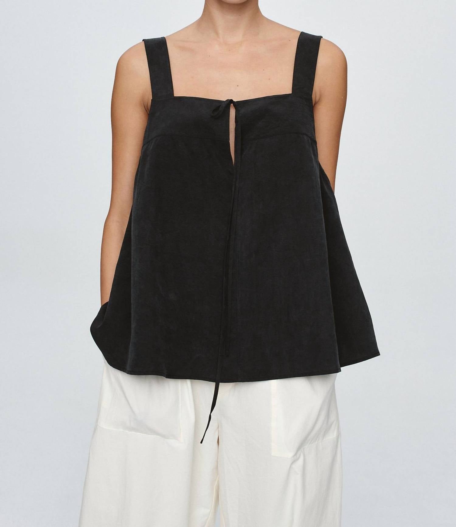 Marle Dodi Top in black - women's tank top