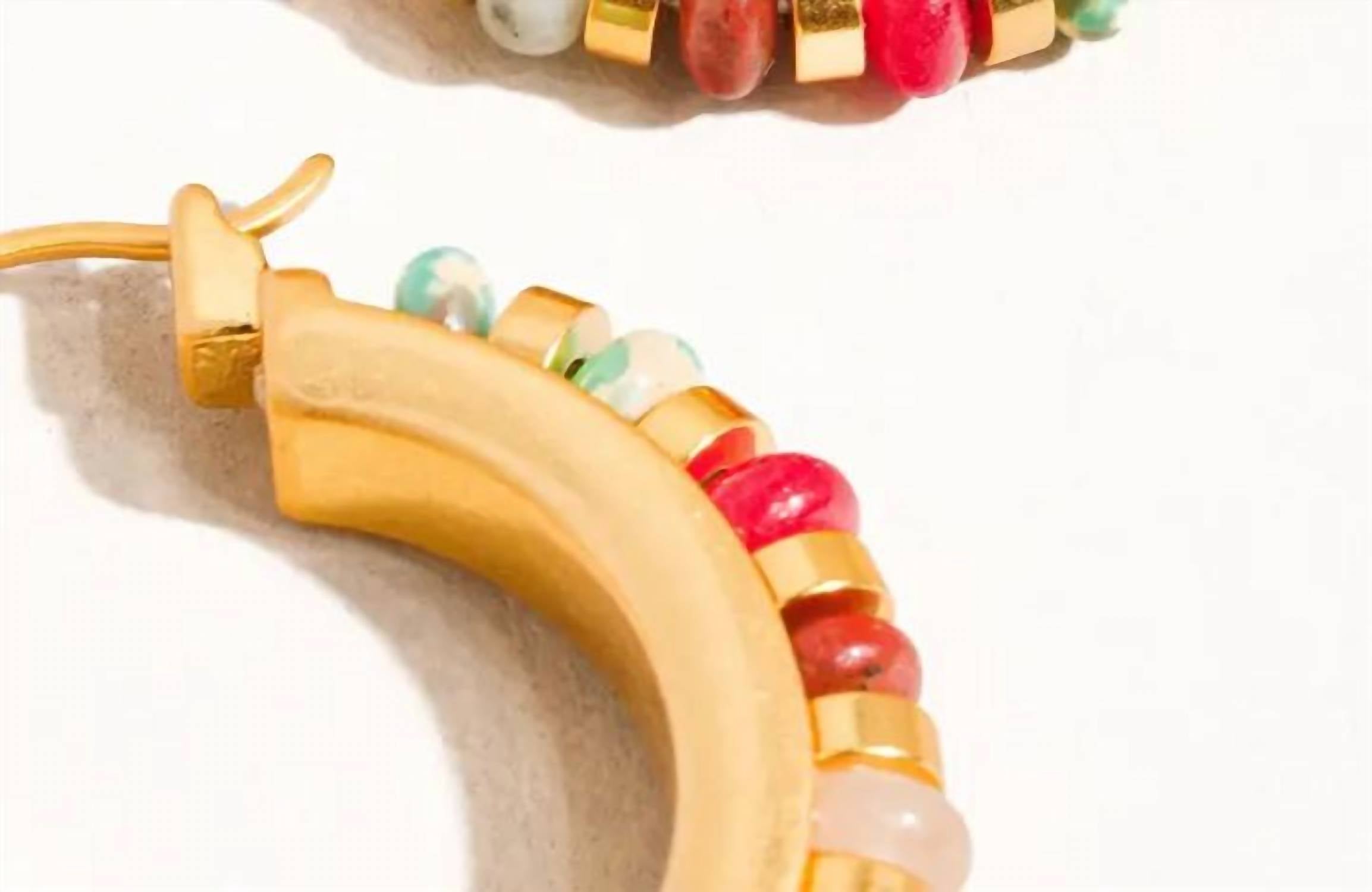 Flanerie By Maiq - Women's Capri Hoop Earrings