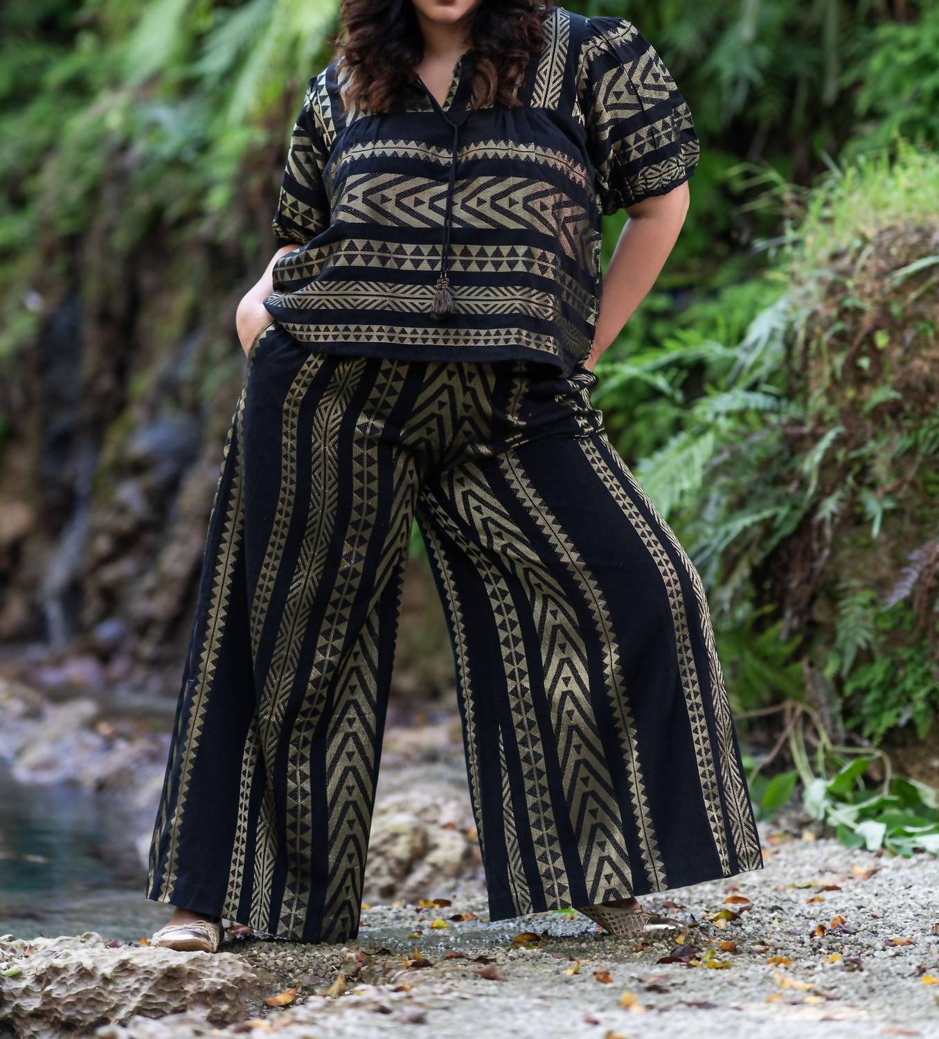 Just Bellina - Folklore Pant - Plus Size