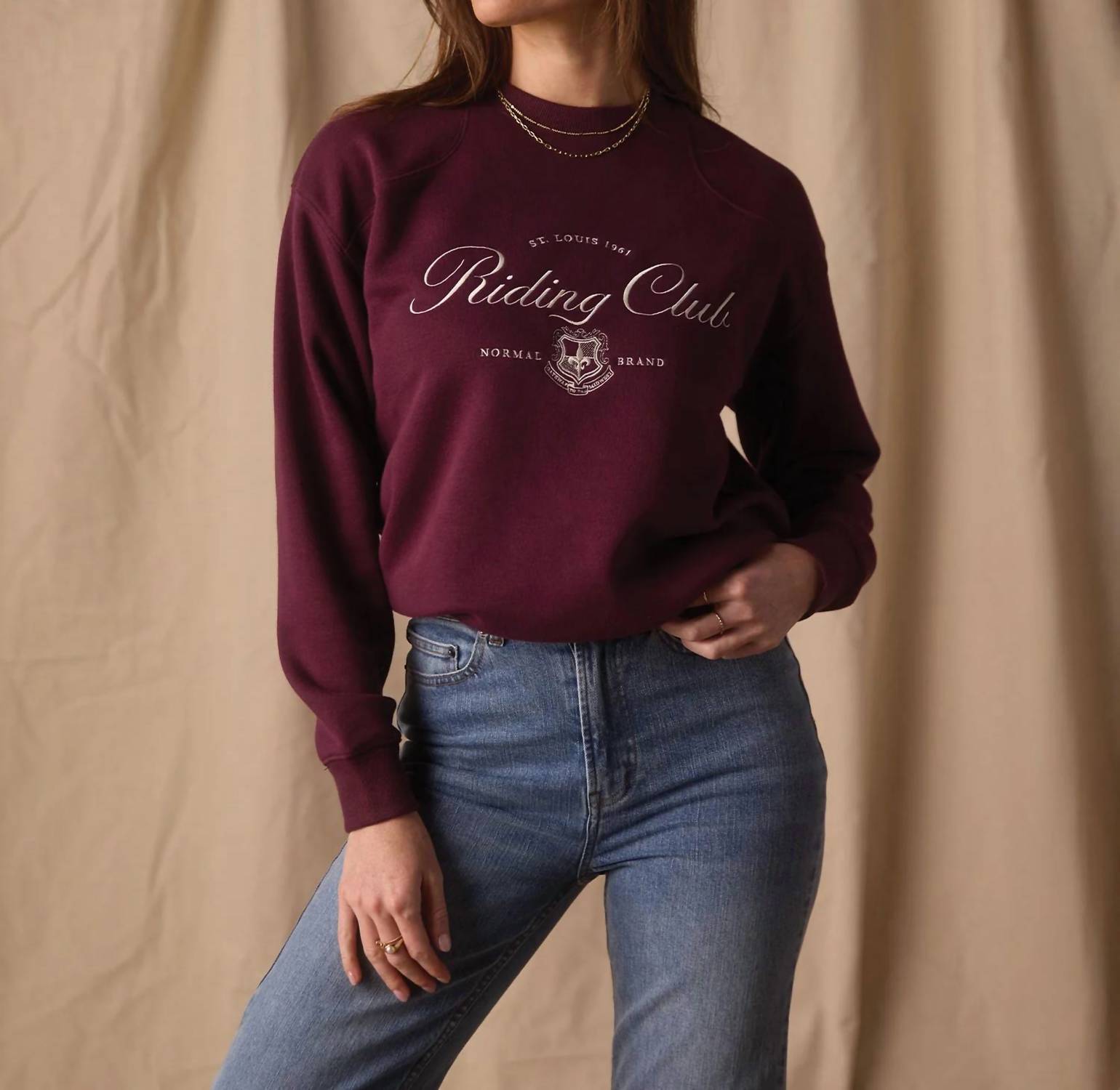 The Normal Brand - Fleece Graphic Crewneck Tee
