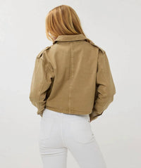 Esqualo - Wana Wide Studs Jean Jacket