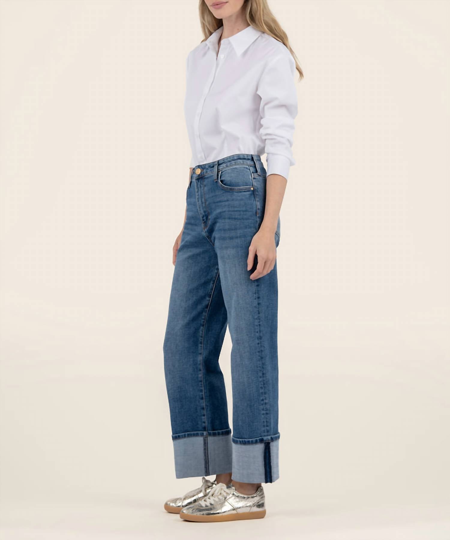 Kut From The Kloth - Sienna High Rise Roll Up Jean
