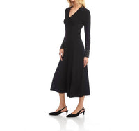 Karen Kane - Kate Beaded Sleeve Midi Travel Dress