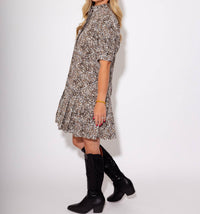 Ivy Jane - High Neck Pleated Dress