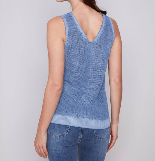 Charlie B - Cold-dye V-neck Knit Camisoles