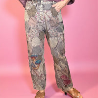 Paperlace - Hexagon Plum Pant
