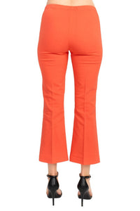 Peace Of Cloth - Regan Crop Flare Stretch Cotton Pant