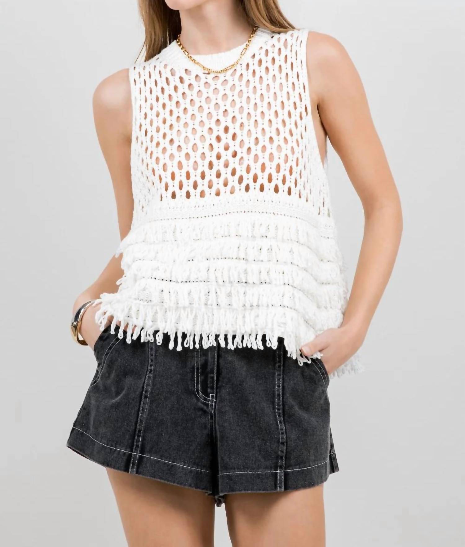 Whiteroom+Cactus - Isla Tank Top