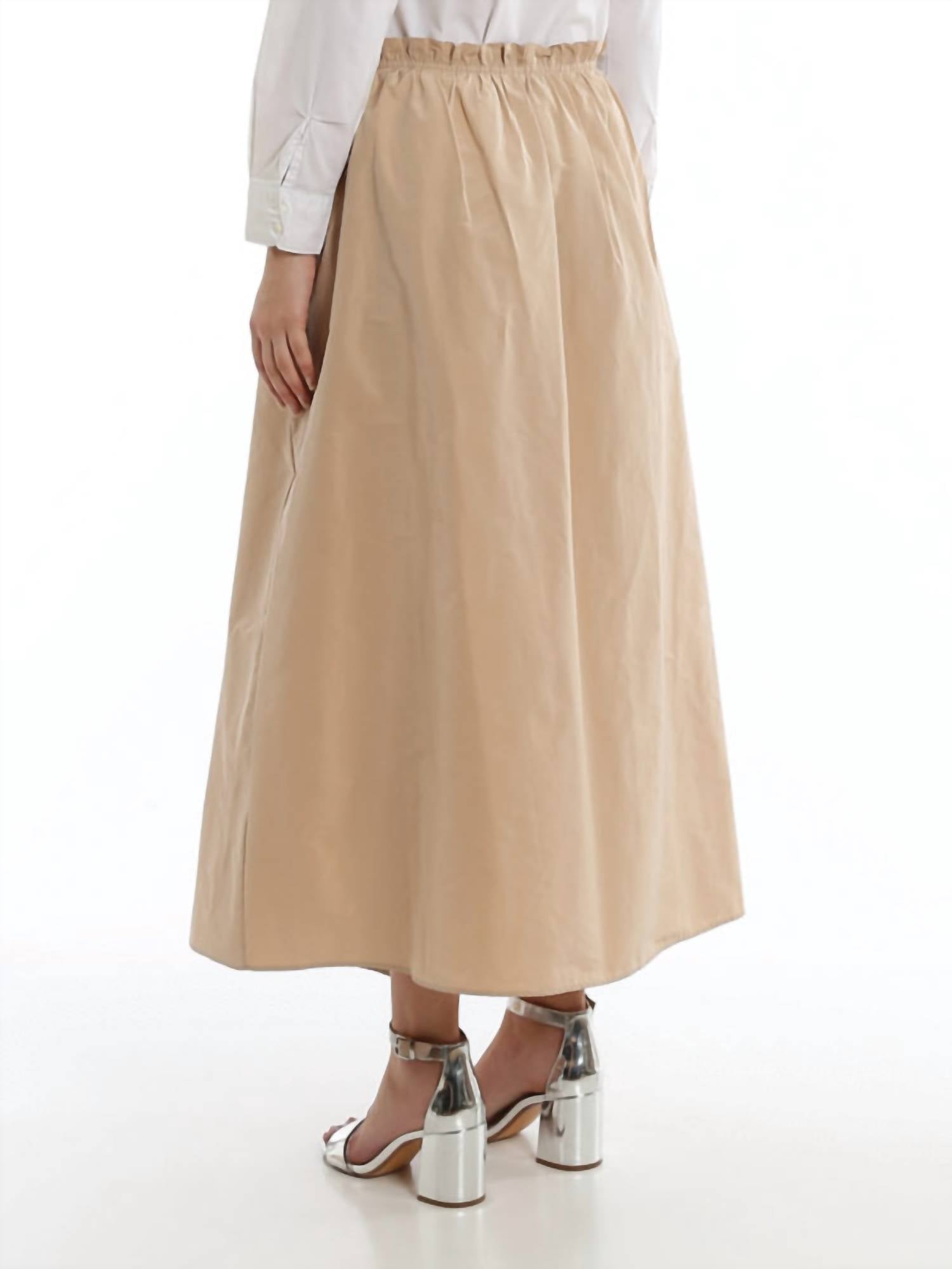 Givenchy Women's Midi Skirt in desert - women's skirt - detail view