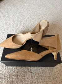 Pelle Moda - Women's Suede Mesh Heels