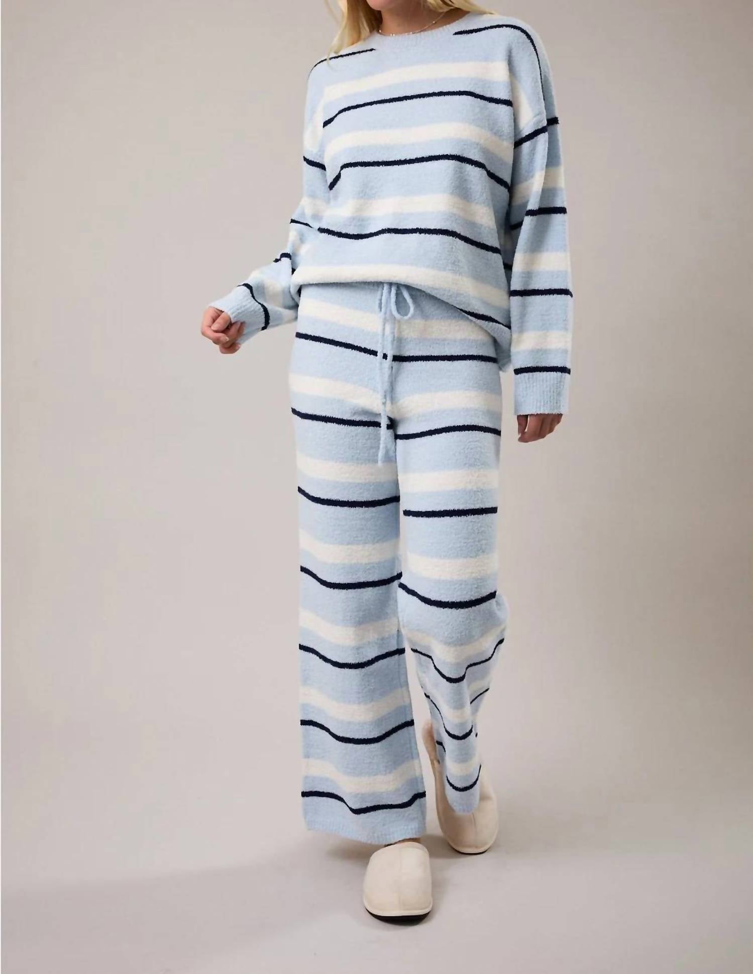 Le Lis - Casual Cool Stripe Sweater Two Piece Set