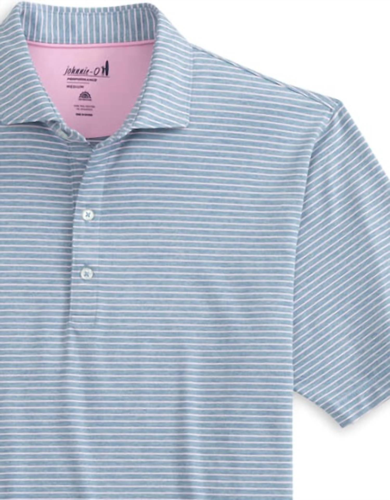 Johnnie-O - Performance Jersey Polo - Michael Stripe