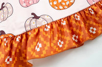 Okie + Lou - Girls Pumpkin Spice And Everything Nice Dress