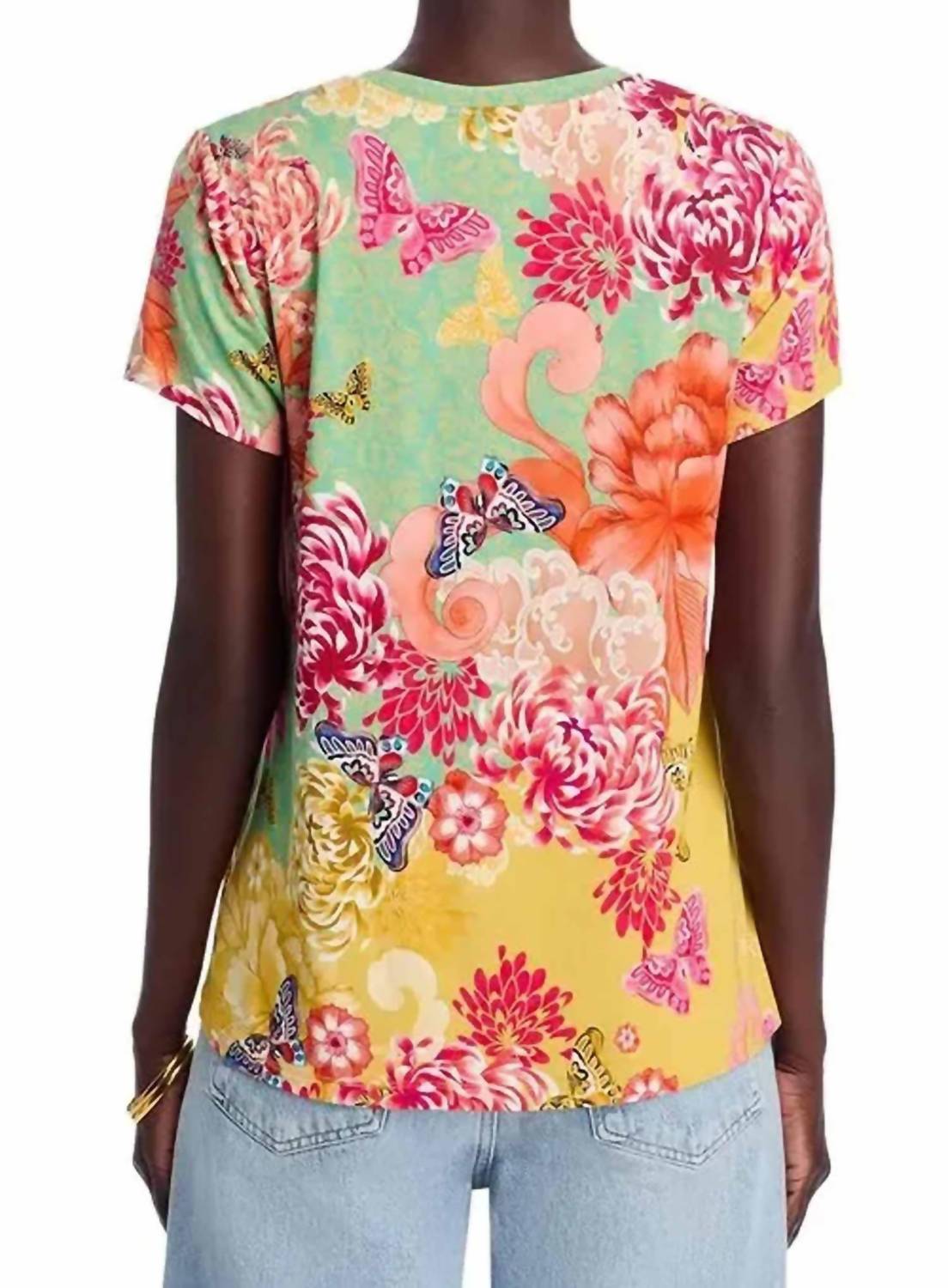 Johnny Was - Janie ss Print Tee
