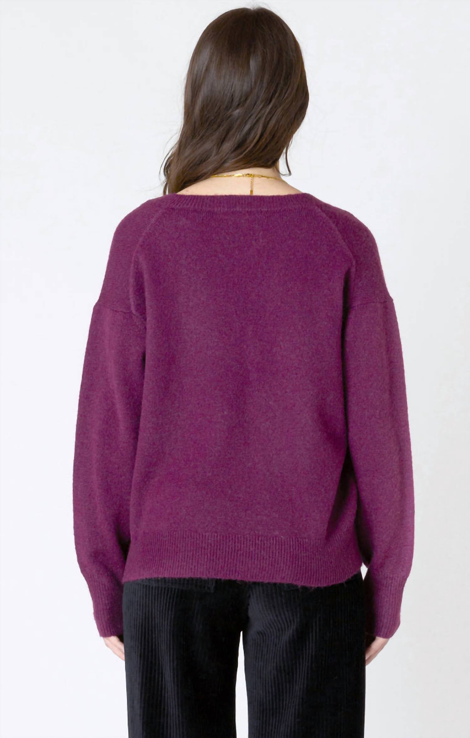 Dex Clothing - V Neck Knit Sweater