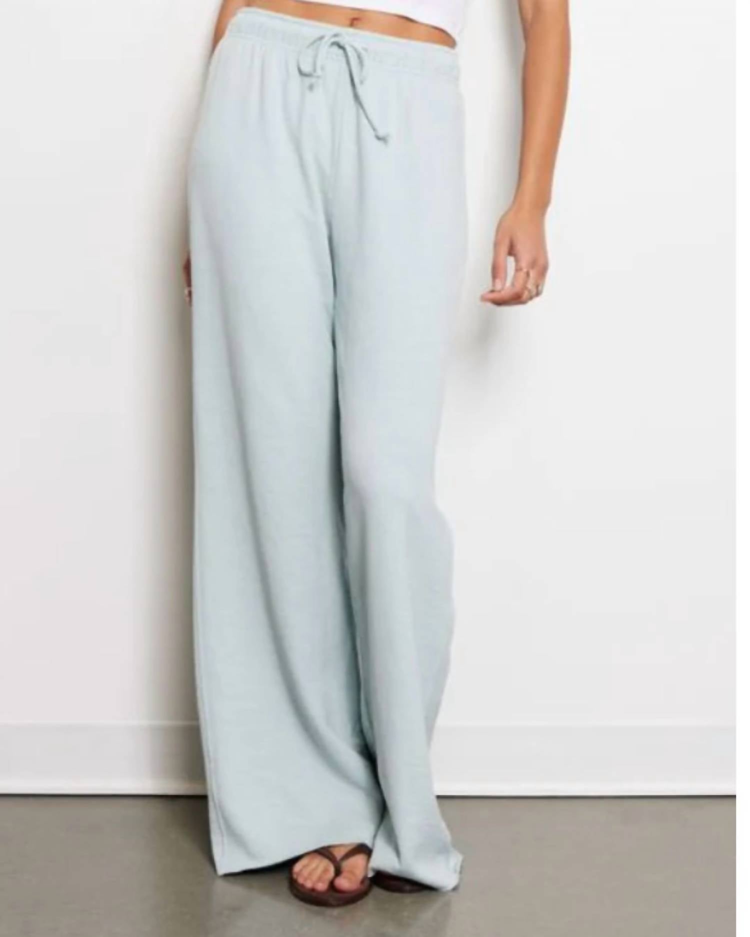 Bobi - Wide Leg Drawstring Pant