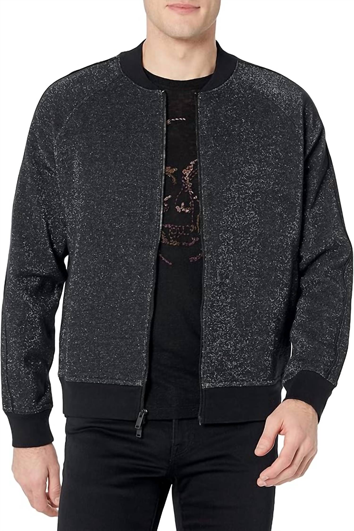 John Varvatos - Jude Lurex Bomber Jacket