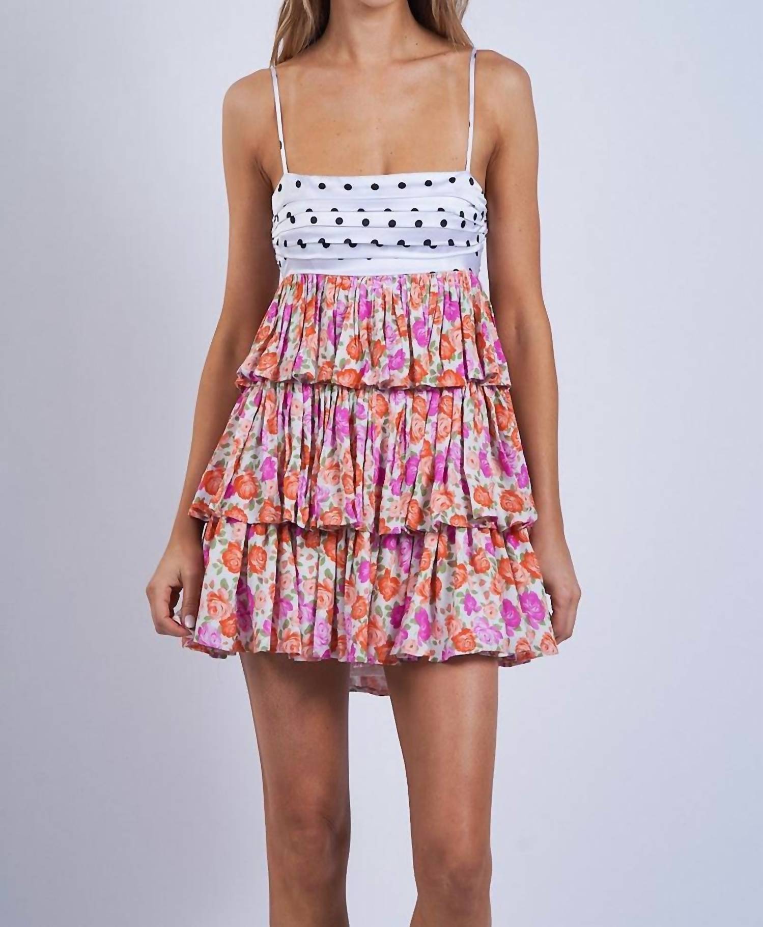 Sky To Moon - Flowers Mini Dress