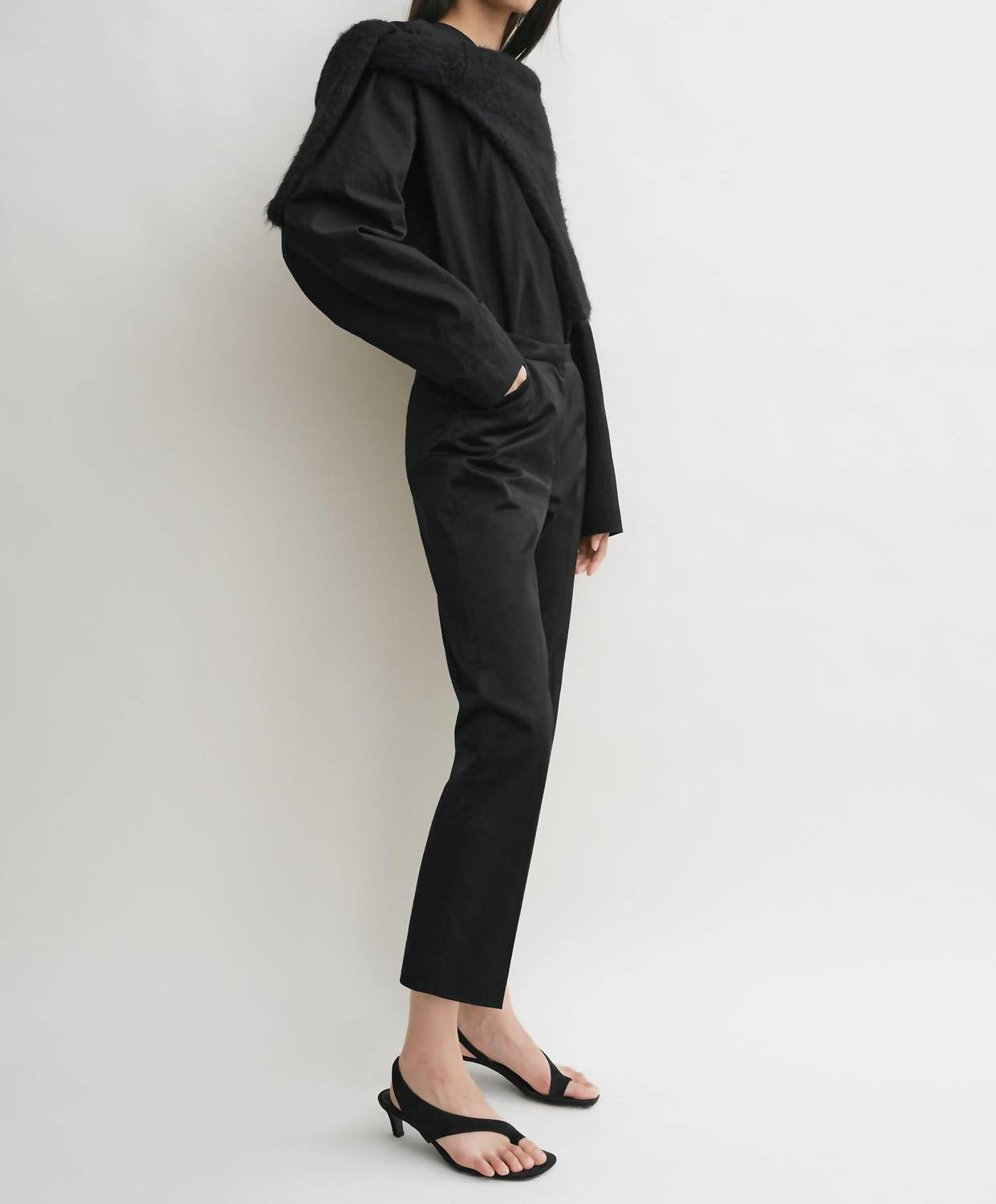 Toteme - Cropped Straight Trouser