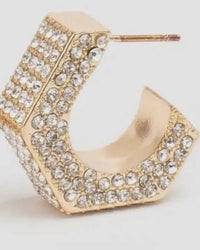 Violet & Brooks - Women's Brooke Hexagon Hoop Earrings