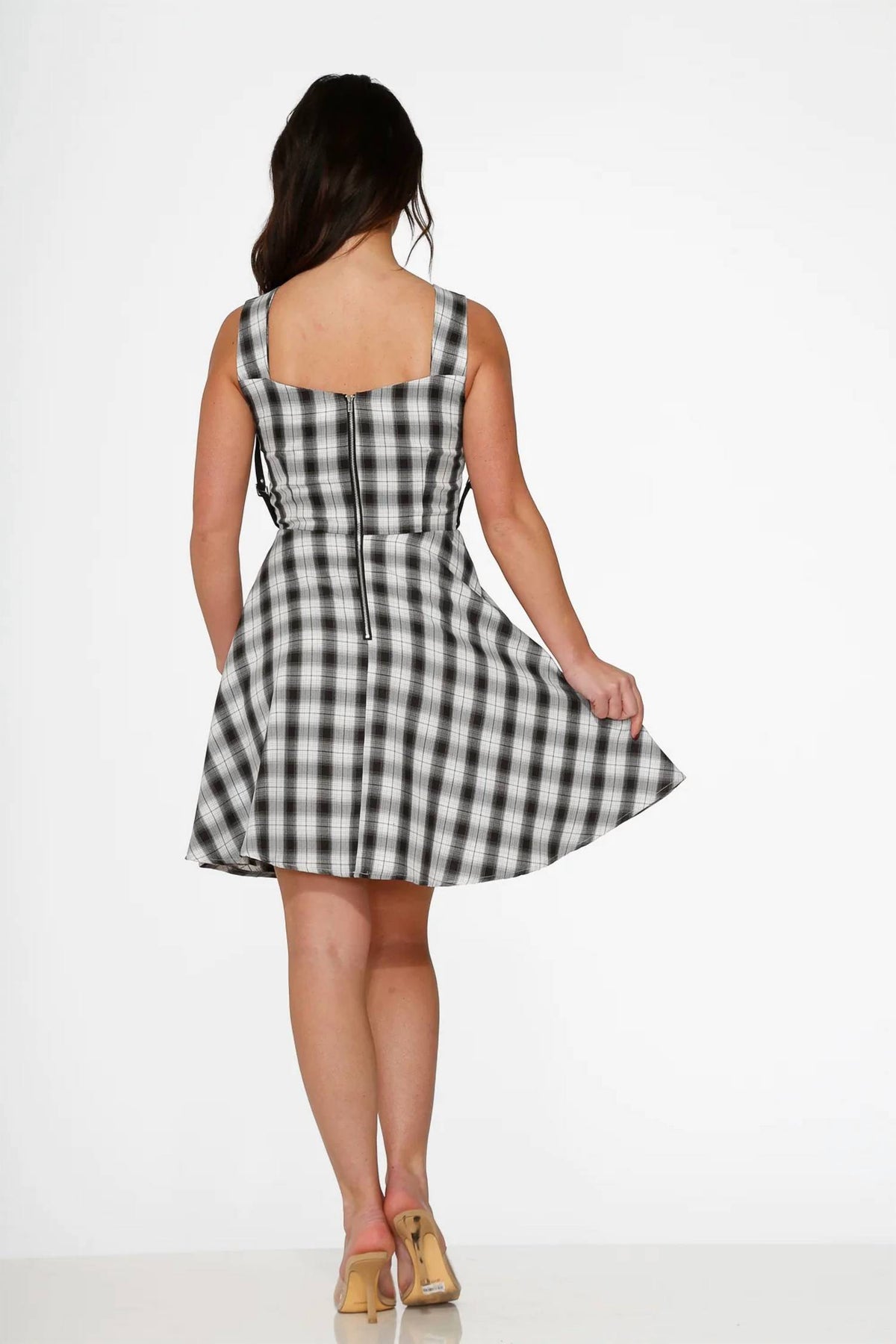 Orchid Bloom - Mini Cotton Swing Dress