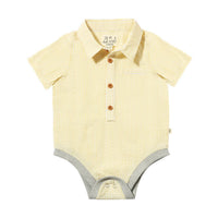 Me & Henry - Boy's Helford Woven Onesie