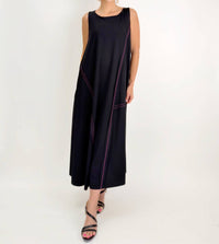 Ozai N Ku Vanguard A-line Dress in black - women's dress