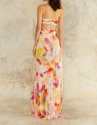 Amur - Lisle Pleated Gown