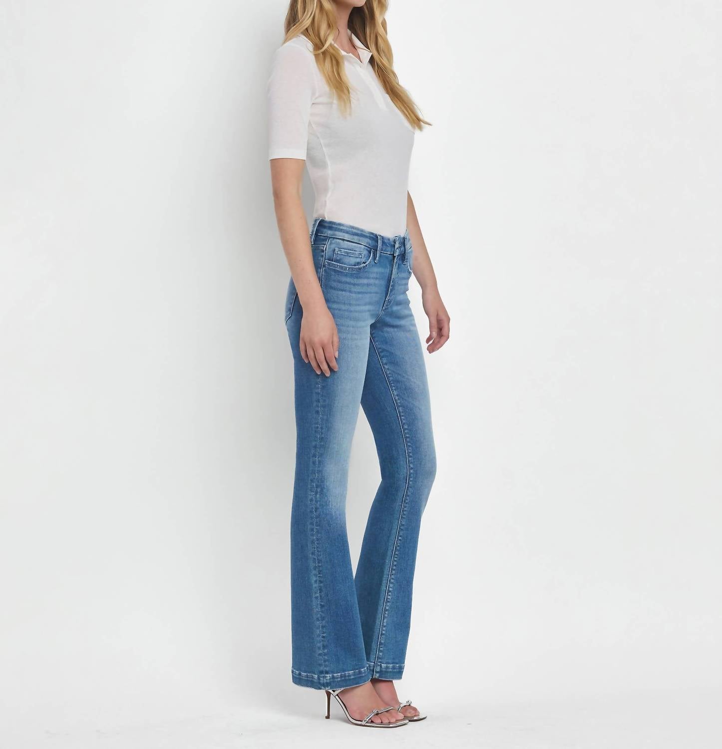 Flying Monkey - Mid Rise Bootcut Jeans