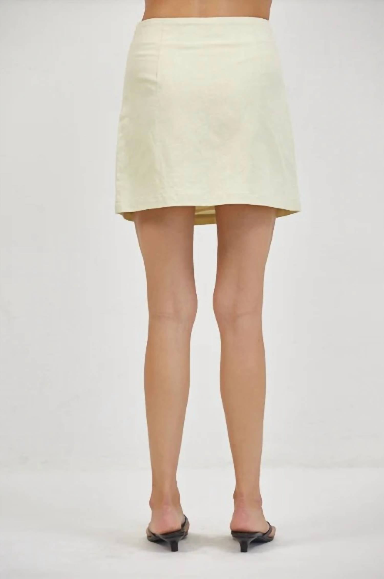 A.Ren - Mod Buttoned Skirt
