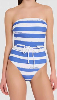 Milly - A La Plage Belted One Piece Bikini