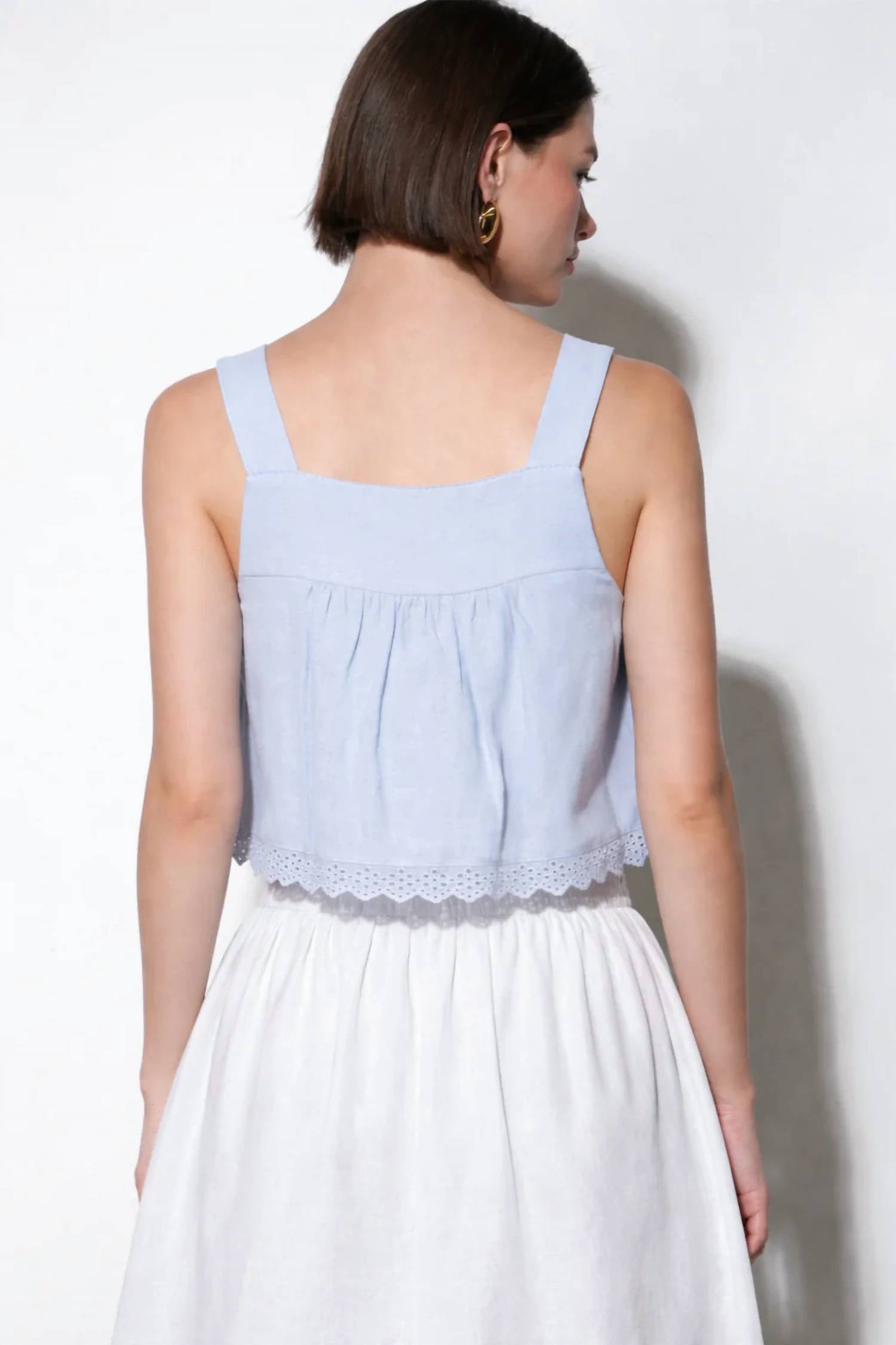 Greylin - Elani Eyelet Tank Top