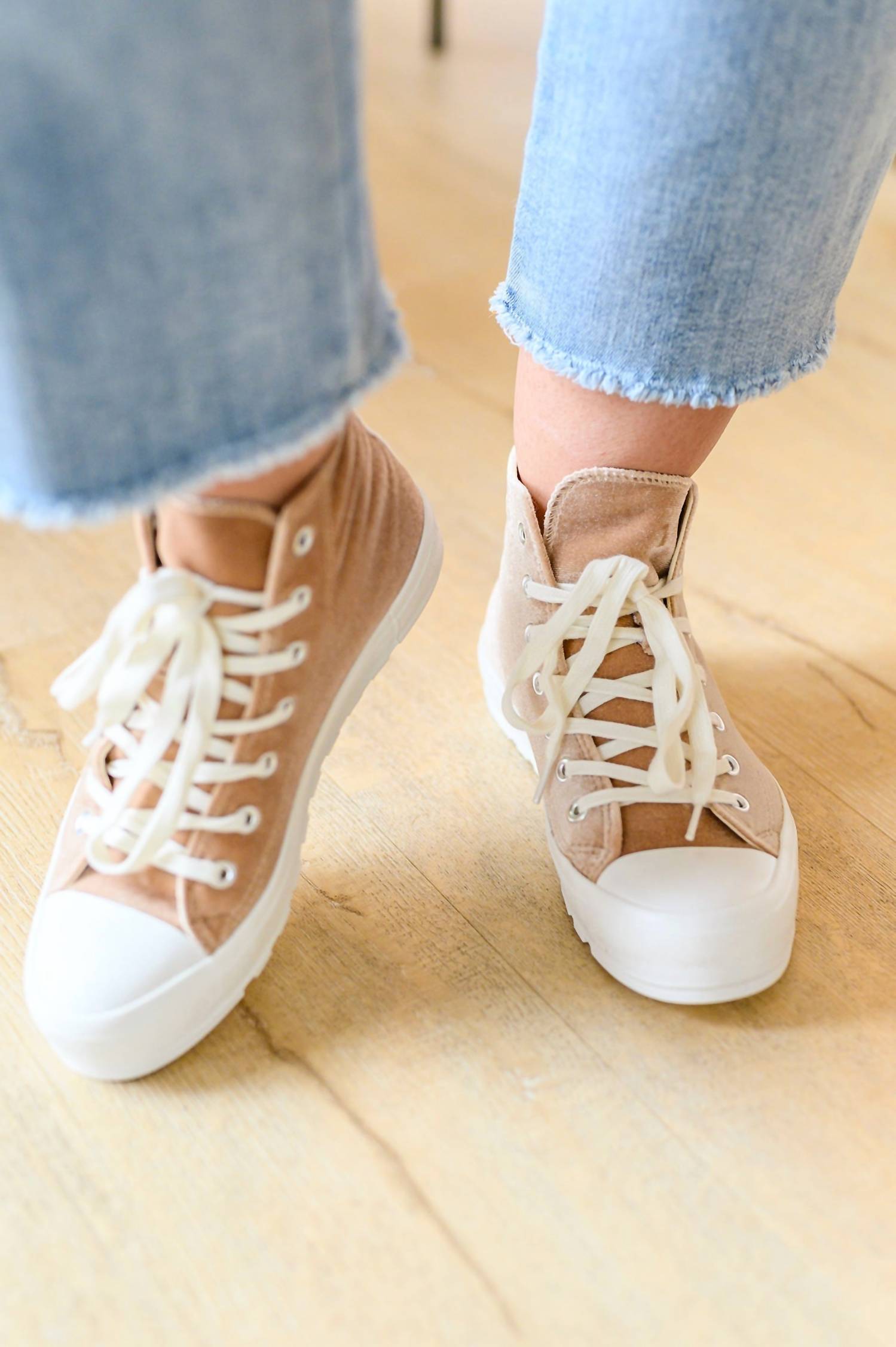 Corkys Footwear - Run Me Down Velvet High Tops
