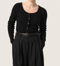 Soaked In Luxury - Tuesday Slim Fit Button Cardigan