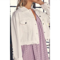 Mustard Seed - Distressed Denim Jacket