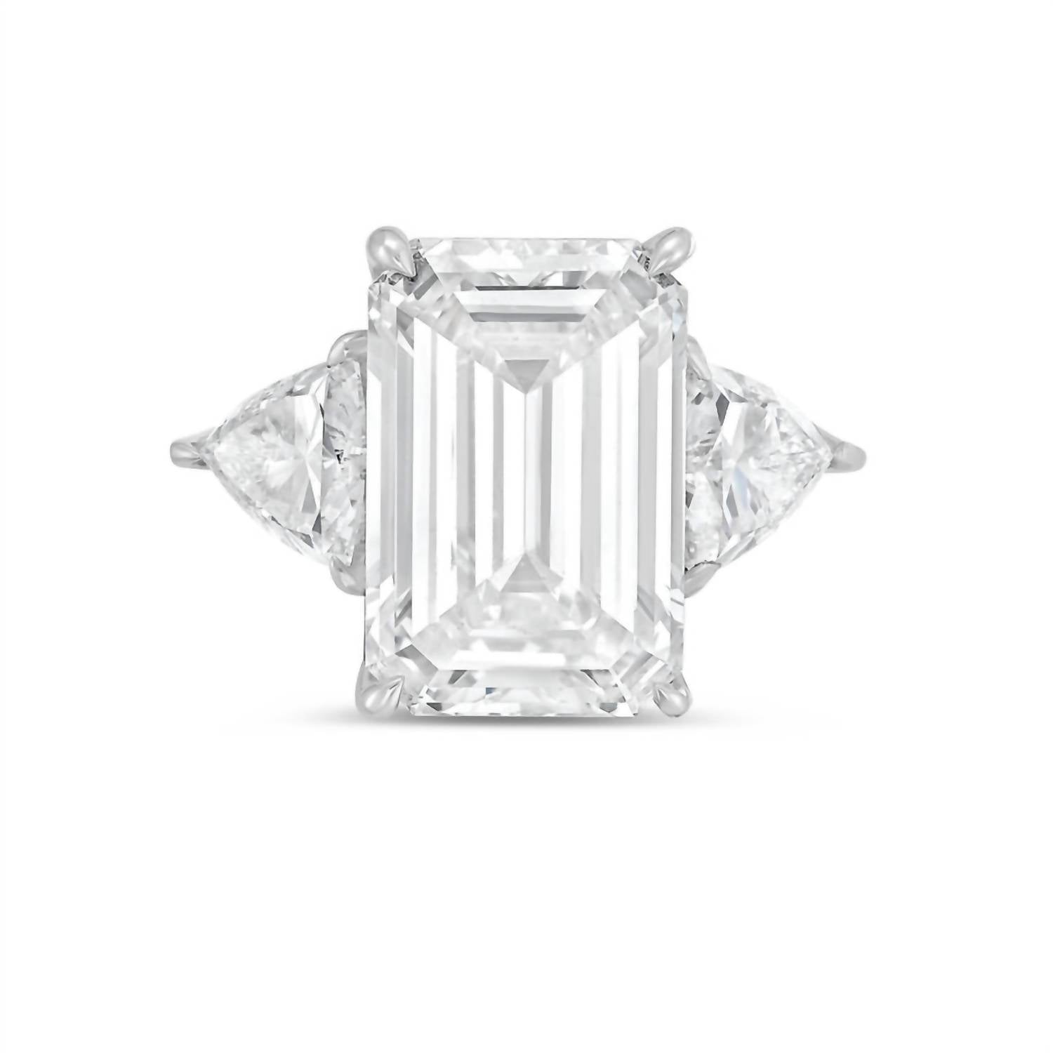 Diana M Jewels - Women's Emerald & Trillion Lab-Grown Diamond Jewelry (3.00 Ct) - Signature