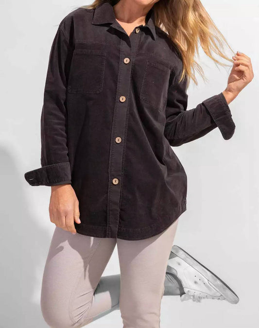 Escape By Habitat - Stretchy Micro-cord Shacket