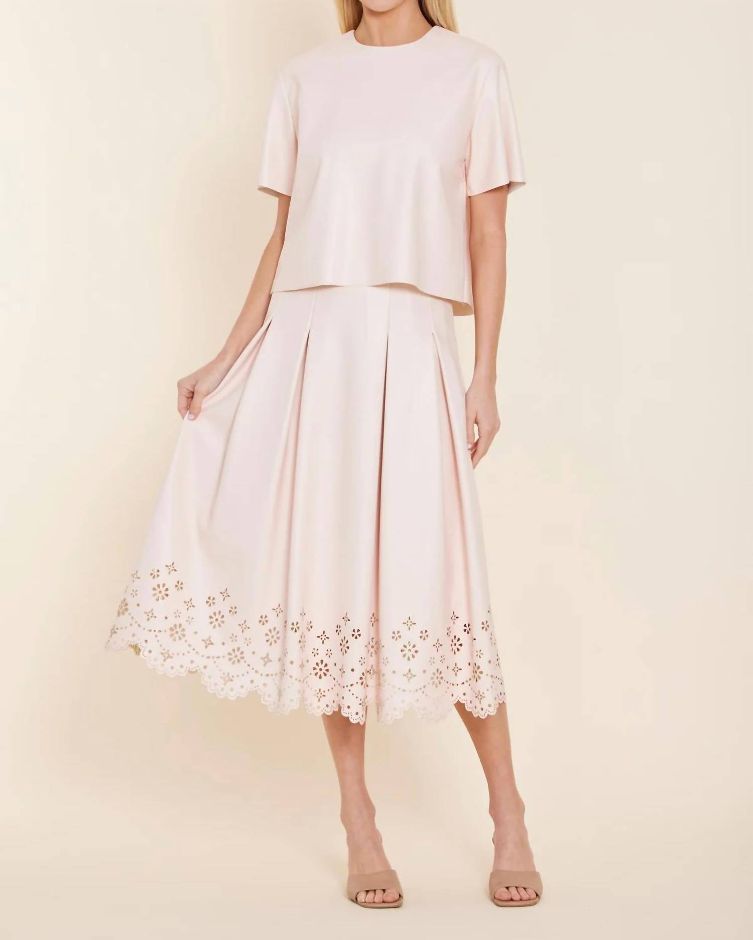 Dolce Cabo - Vegan Leather Skirt