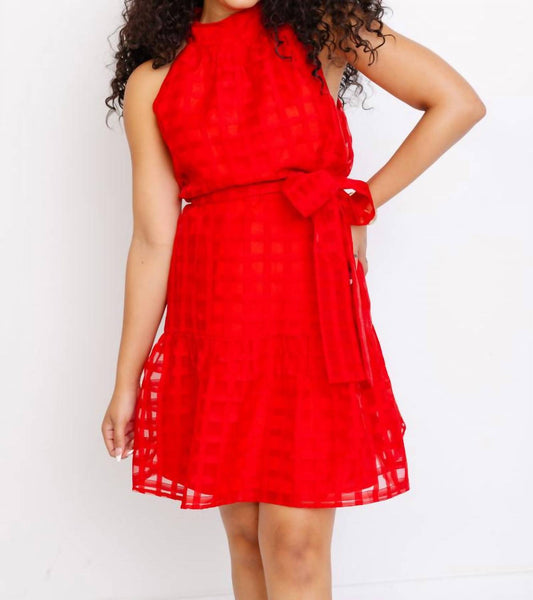 Jade - Halter Mini Dress