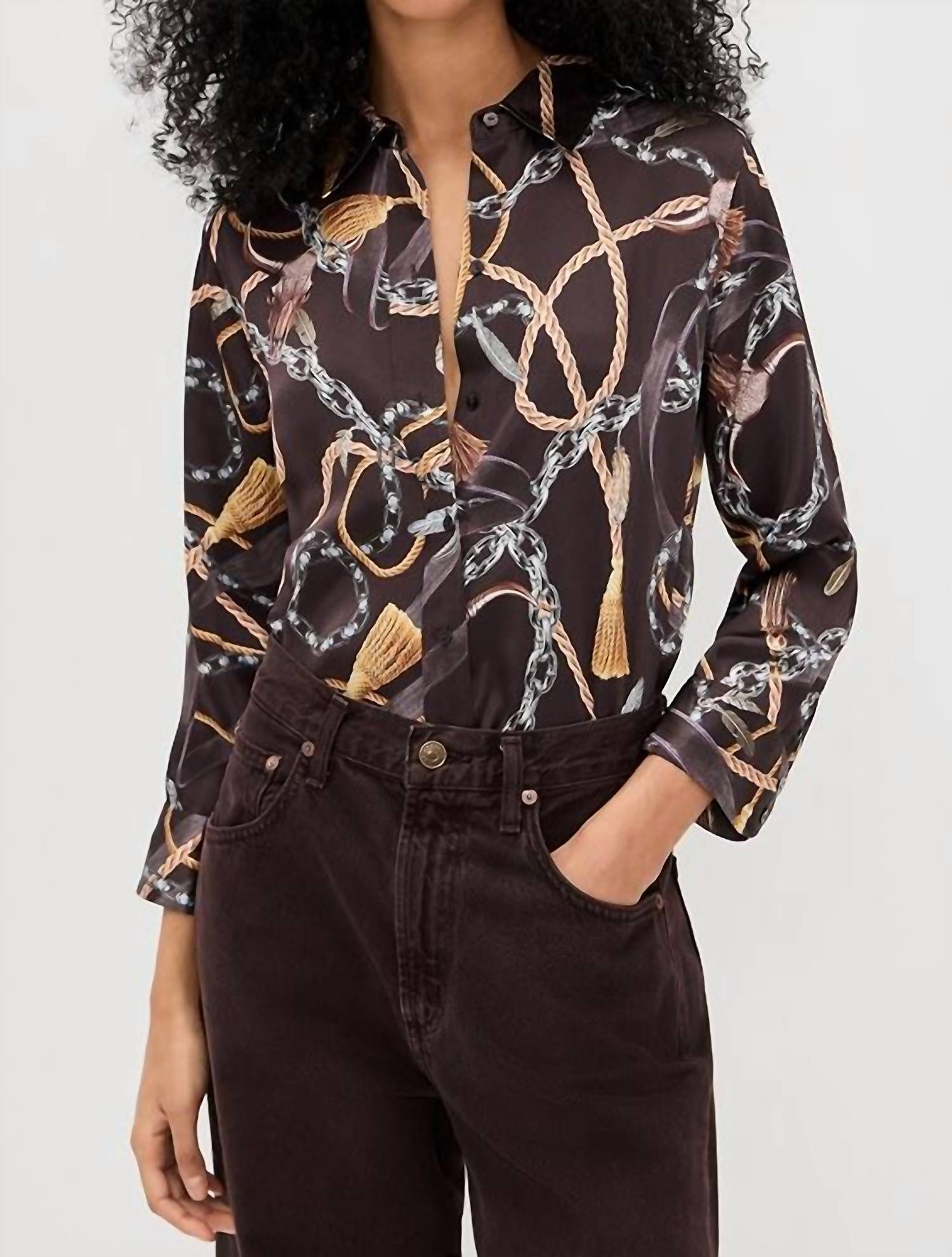 L'Agence - Dani 3/4 Sleeve Blouse