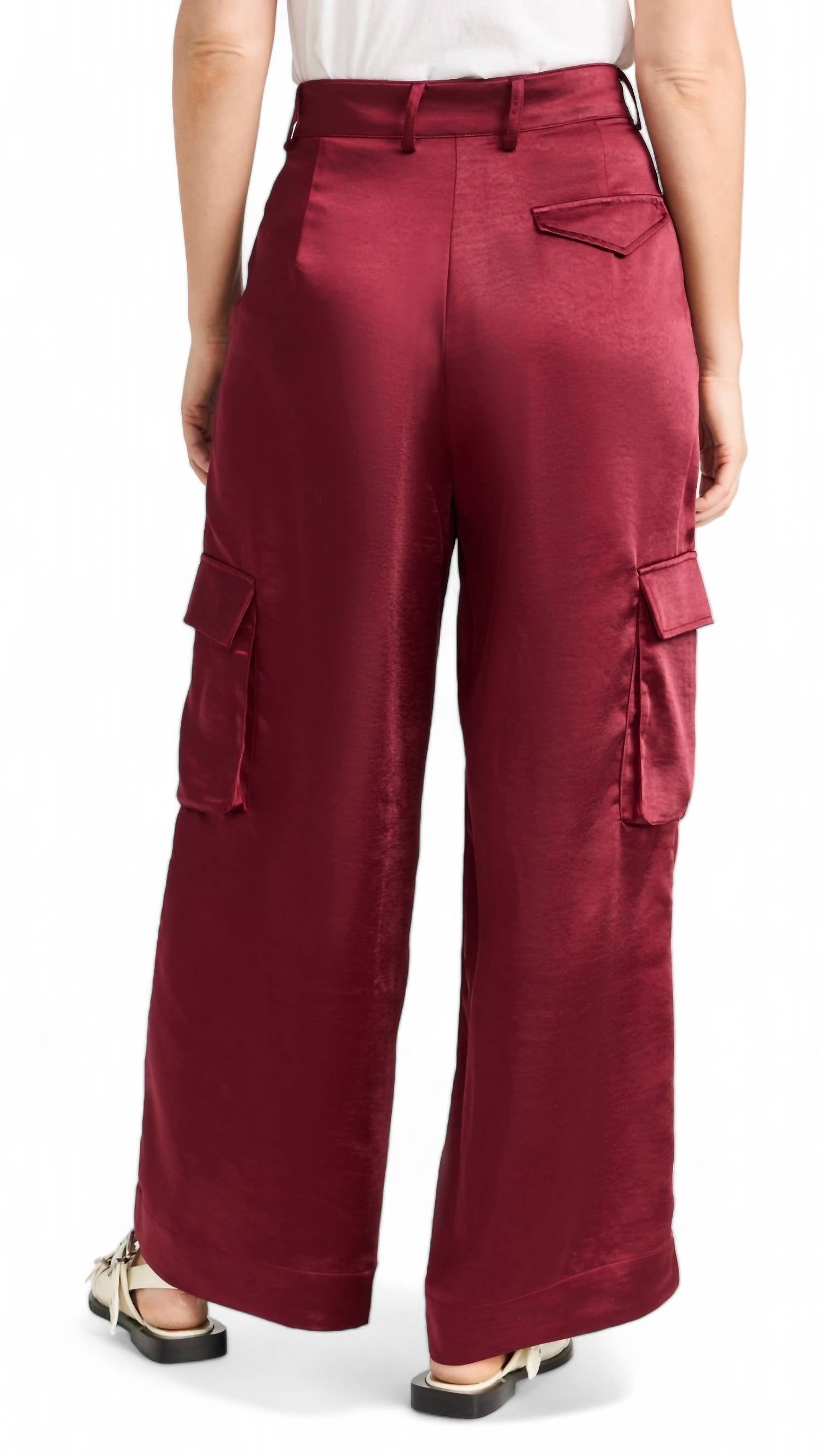 Lna - LOU SILKY CARGO PANT